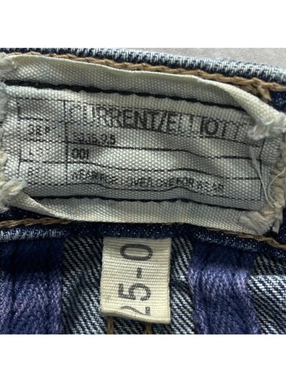 Current Elliott Womens Distressed Raw Hem Crop Jeans Size M Blue Denim - Picture 6 of 10